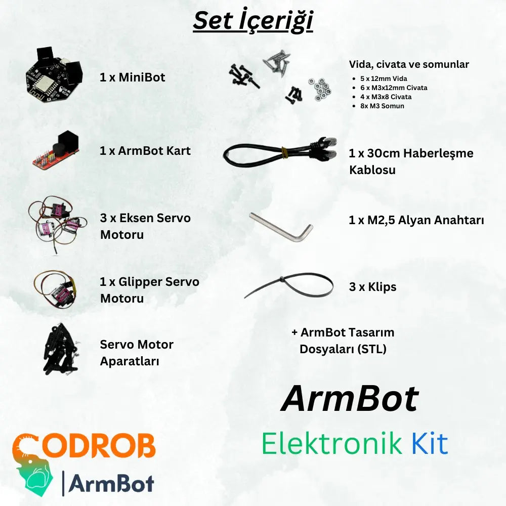 CODLAI ArmBot LITE Electronic Kit — фото 3