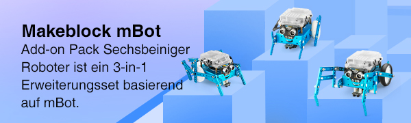 makeblock - mbot add-on pack 6-beiniger roboter — фото 5