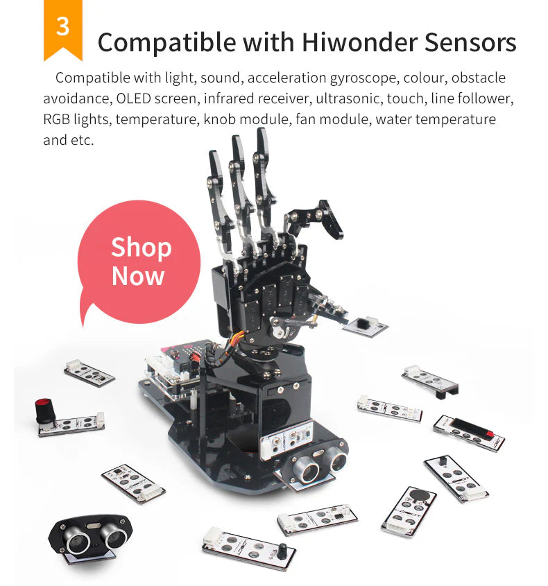 programmierbare roboterhand uhandbit — фото 3