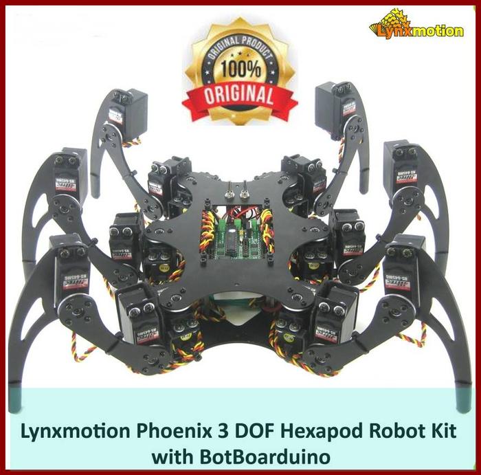 Lynxmotion T-Hex 3DOF Hexapod Robot Kit (BotBoarduino) — фото 5