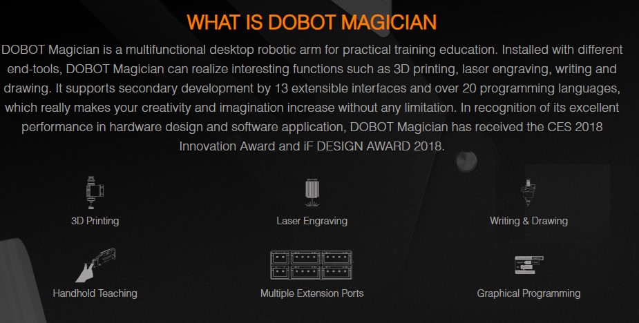 Dobot Robotic Arm - Magician - Educational Plan — фото 4