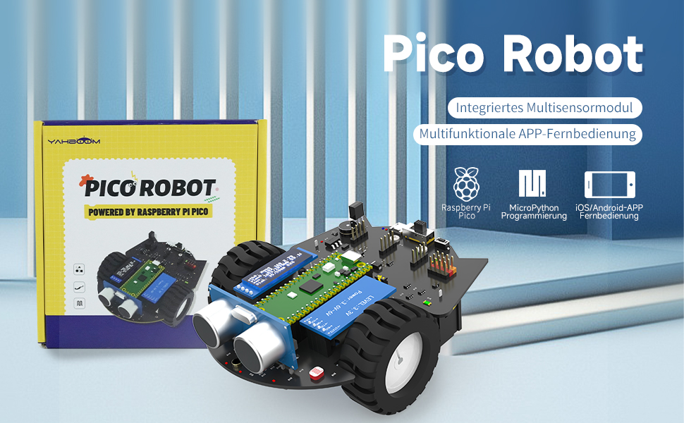 Робототехника FREI roboterplattform fuer raspberry pi pico