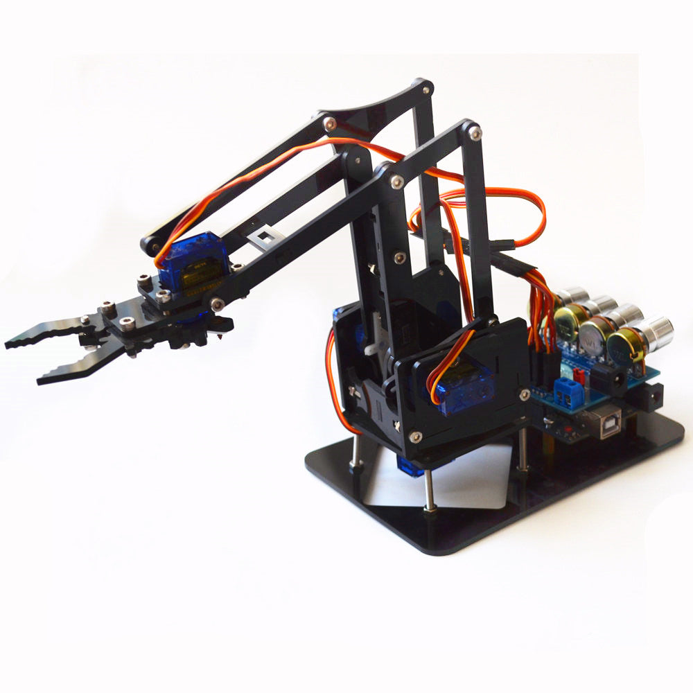 Modular 4 DOF Robot Arm - Position Control (Carbon Fiber) — фото 6