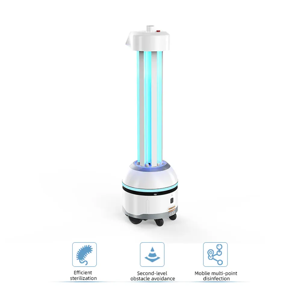 ATEAGO ROBOTIKS Y1 UVC Sterilizing Robot UV Disinfection Lamp Disinfecting Ultraviolet Lamp Sanitizing — фото 2