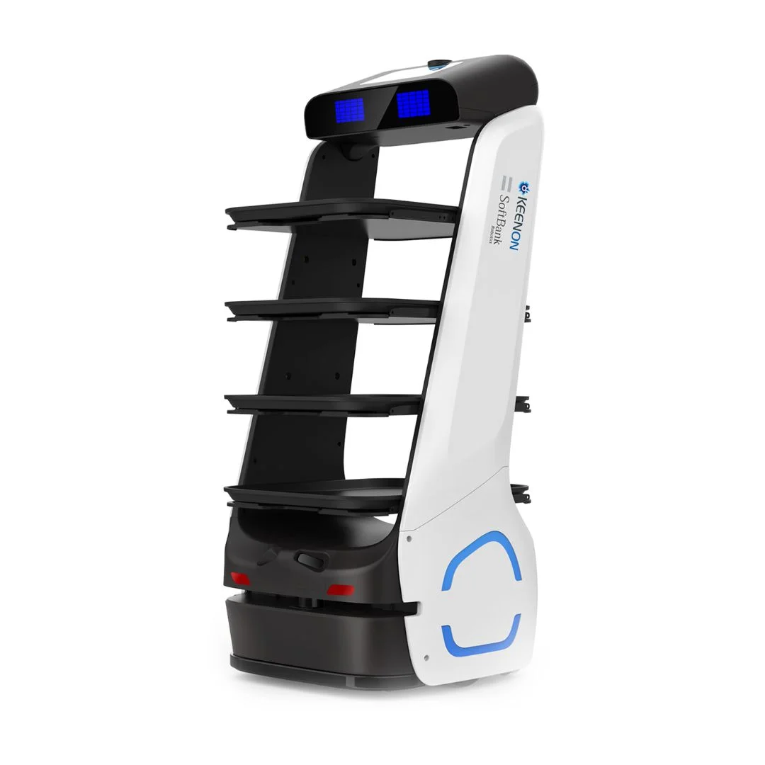 Робот Unknown Restaurant table service delivery robot Keenbot T5 LASER Soft...