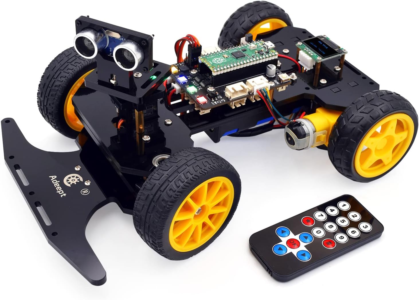 diy-set omnidirektionaler auto-roboter mit pi pico — фото 4