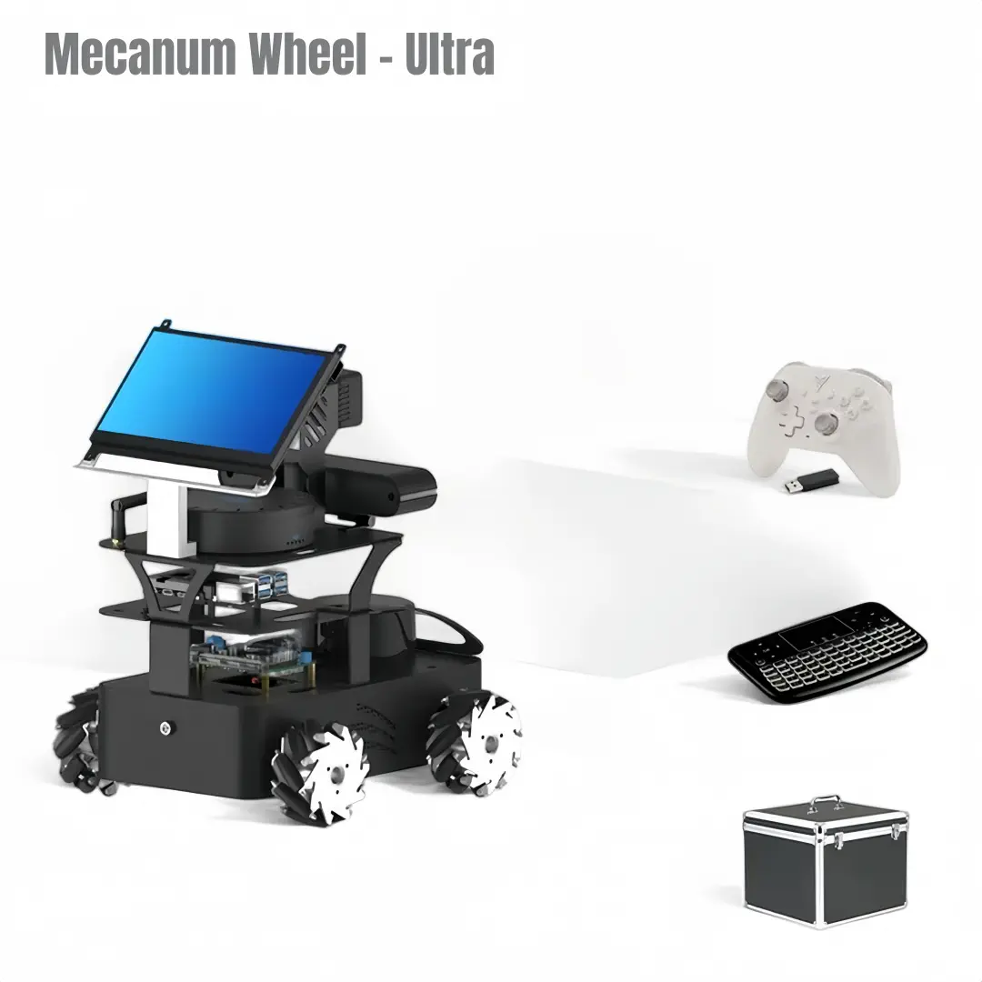 ERobot：ROS2 Autonomous Mobile Robot Platform for Embodied AI, SLAM, Navigation and LLM Research（Mecanum Wheel-Orin NX Super -16GB) — фото 2
