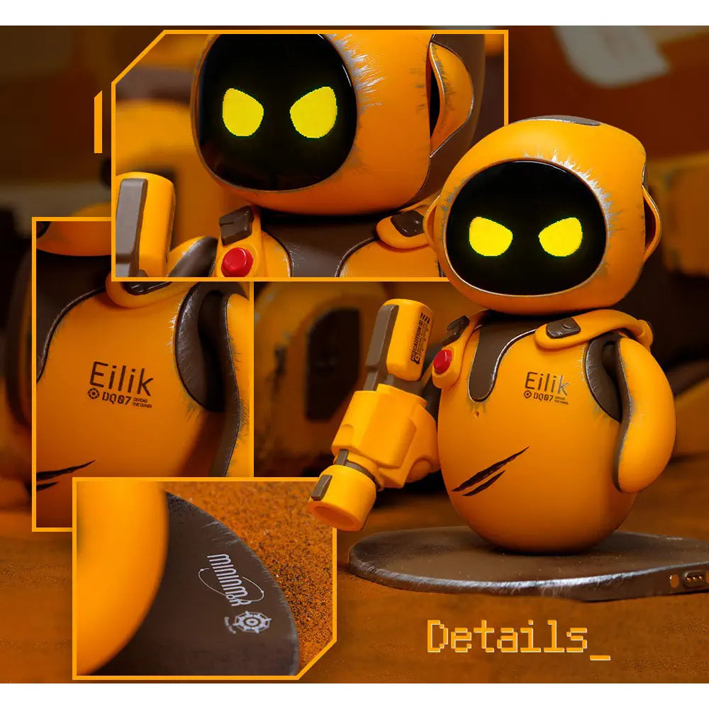 Energize Lab Eilik-DQ Little Companion Bot (Yellow-Orange) — фото 5