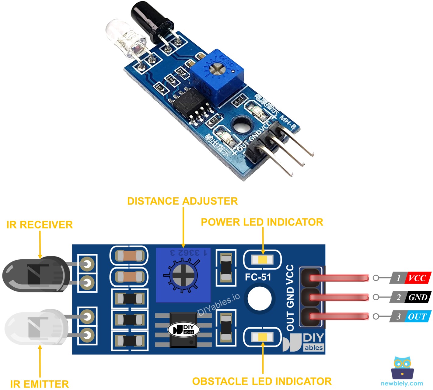arduino - ir-abstandsunterbrecher v1 2 rfr-359f — фото 4