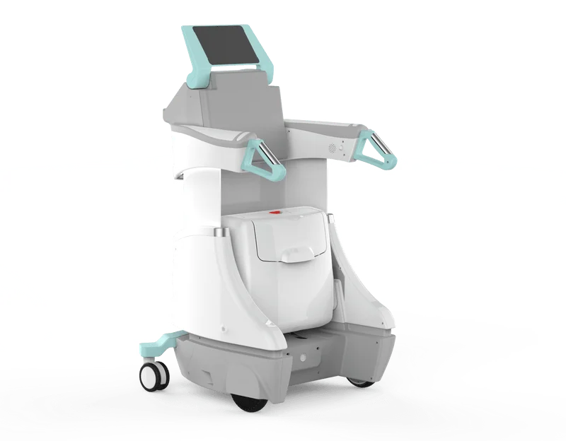 Робот Unknown Robot Assistant to the person helps with therapeutic walking Wassi ...