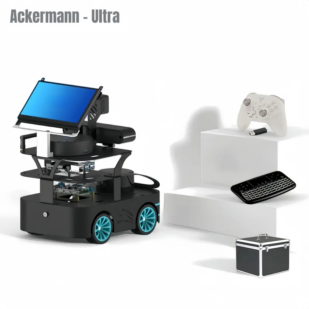 ROS2 Autonomous Mobile Robot Platform for Embodied AI, SLAM, Navigation and LLM Research（Ackermann-RPi5-8GB） — фото 2