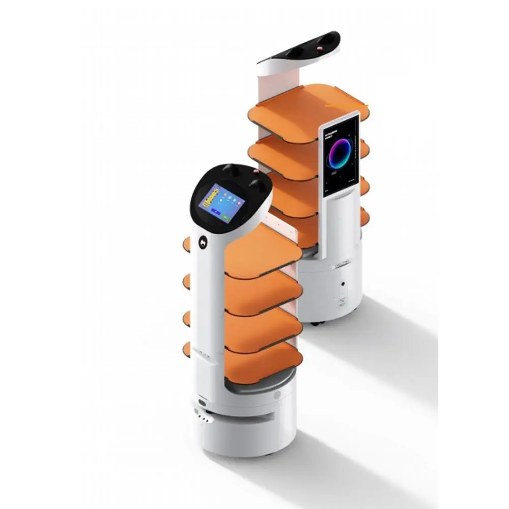 Робот ATEAGO ATEAGO ROBOTIKS F3 Food Delivery Robot Carrier Transport Catering Service Restaurant Dispatching Waiter