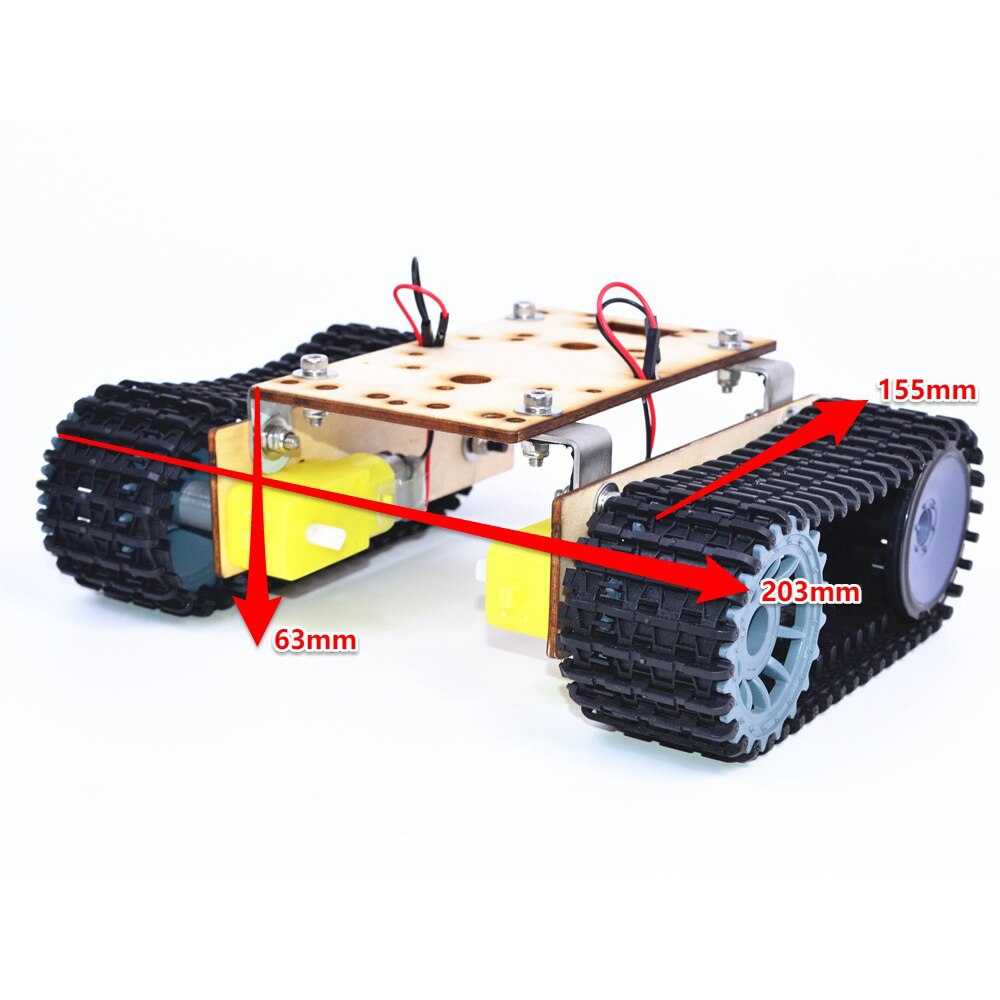 diy-raupenfahrgestell mit dc-motor — фото 6