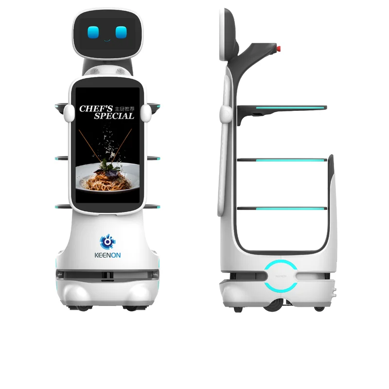 dinerbot t10 - serviceroboter inkl werbetafel autonom — фото 4