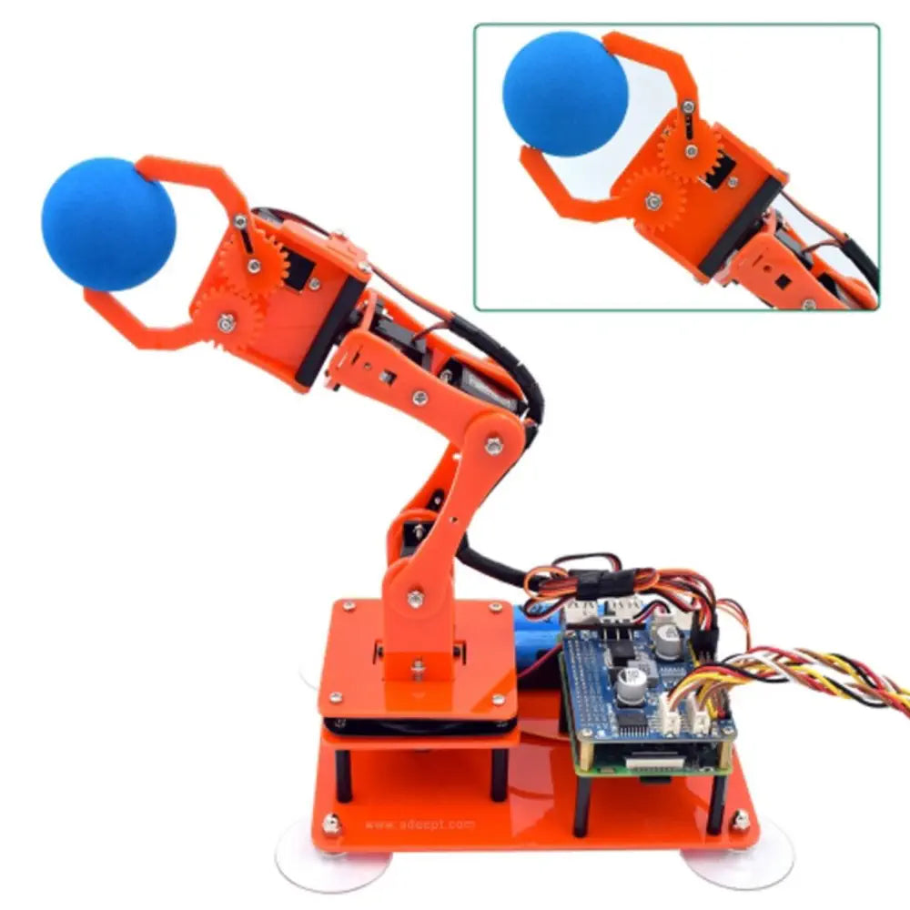 Adeept 5-DOF Programmable Robotic Arm Orange Kit for Raspberry Pi — фото 2