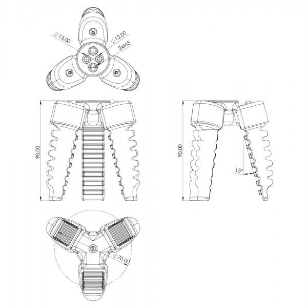 SoftGripping 3 Finger Zentrischgreifer — фото 6