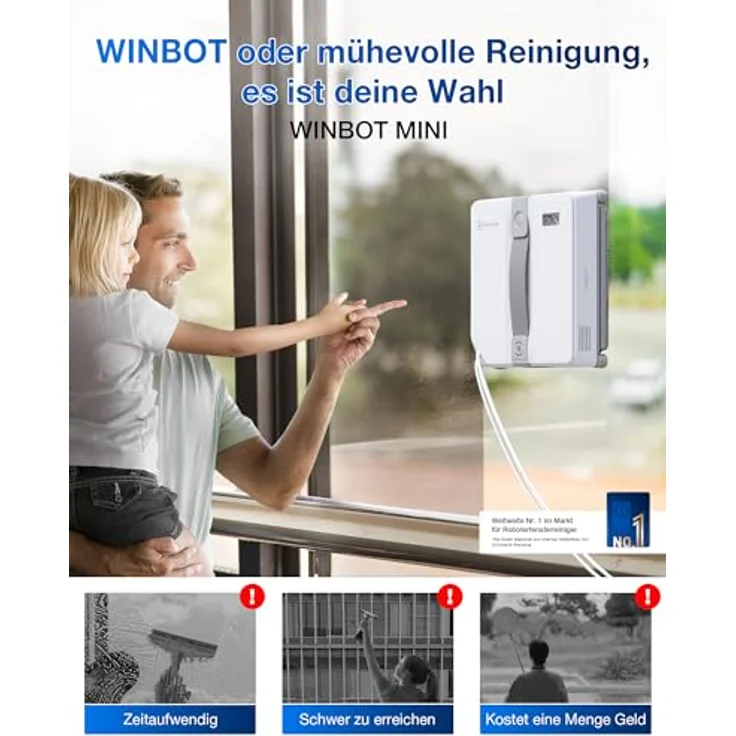 fensterreinigungsroboter winbot mini grau — фото 2