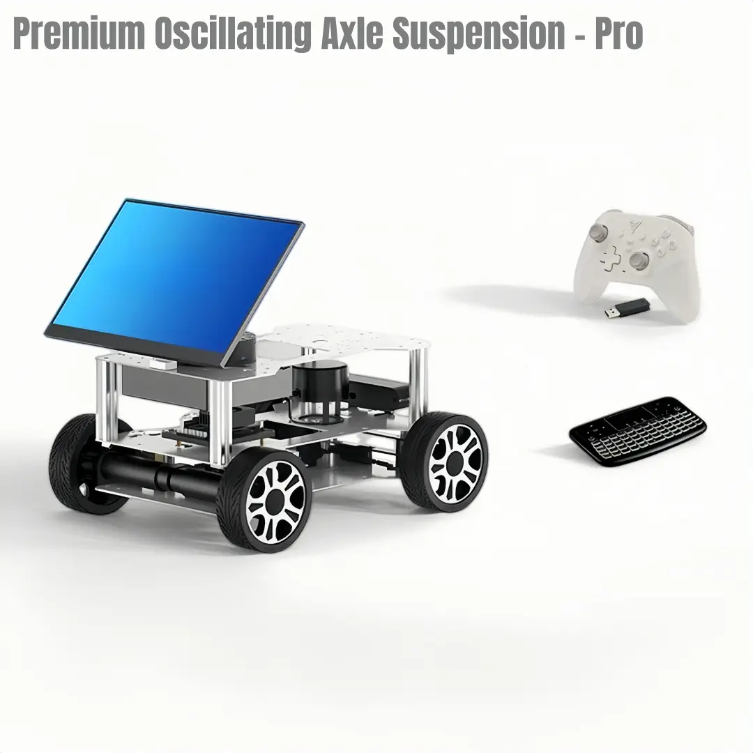 Researchbot：Embodied AI ROS2 Mobile Robot Platform with LLM, LiDAR SLAM, Semantic Navigation（ACM-Premium Oscillating Axle Suspension-Orin Nano Super -8GB-PRO) — фото 2