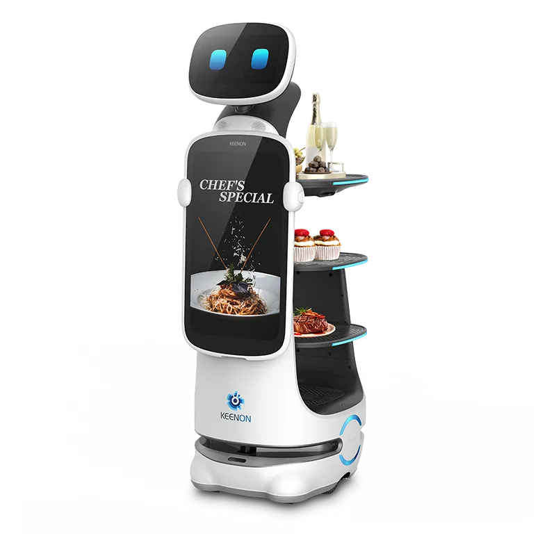 dinerbot t10 - serviceroboter inkl werbetafel autonom — фото 3