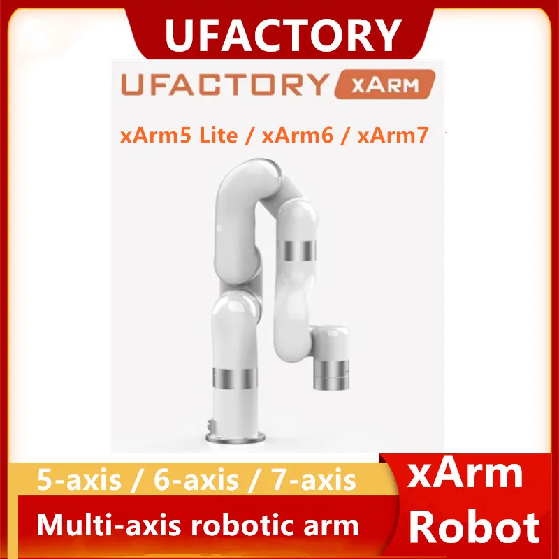 UFACTORY xArm 5 5-DoF Robotic Arm (700mm) w/ DC Control Box & 1.0m Cables — фото 6