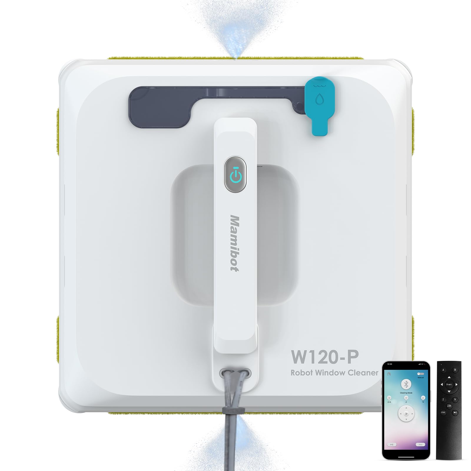 Window Cleaner Robot W120 P Corded 3000 Pa Weiss Mamibot — фото 2