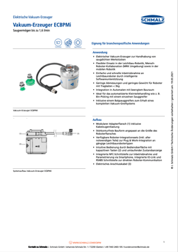 Schmalz ECBPi vacuum generator — фото 5