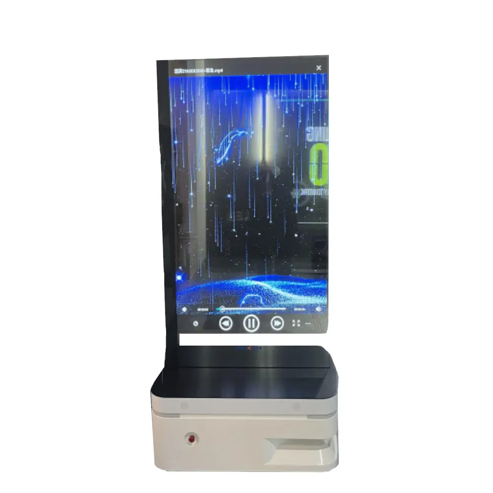 Робот ATEAGO ATEAGO A1 ROS AI Advertising Robot AGV Self-Driving OLED LCD Display Mobile Base Marketing Promotion