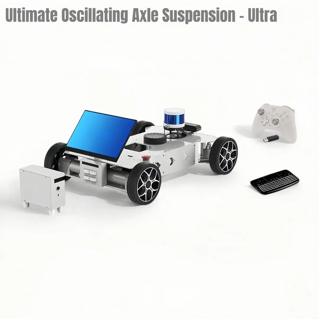 Researchbot：Embodied AI ROS2 Mobile Robot Platform with LLM, LiDAR SLAM, Semantic Navigation（ACM-Ultimate Oscillating Axle Suspension-Orin NX Super -16GB-Ultra) — фото 2