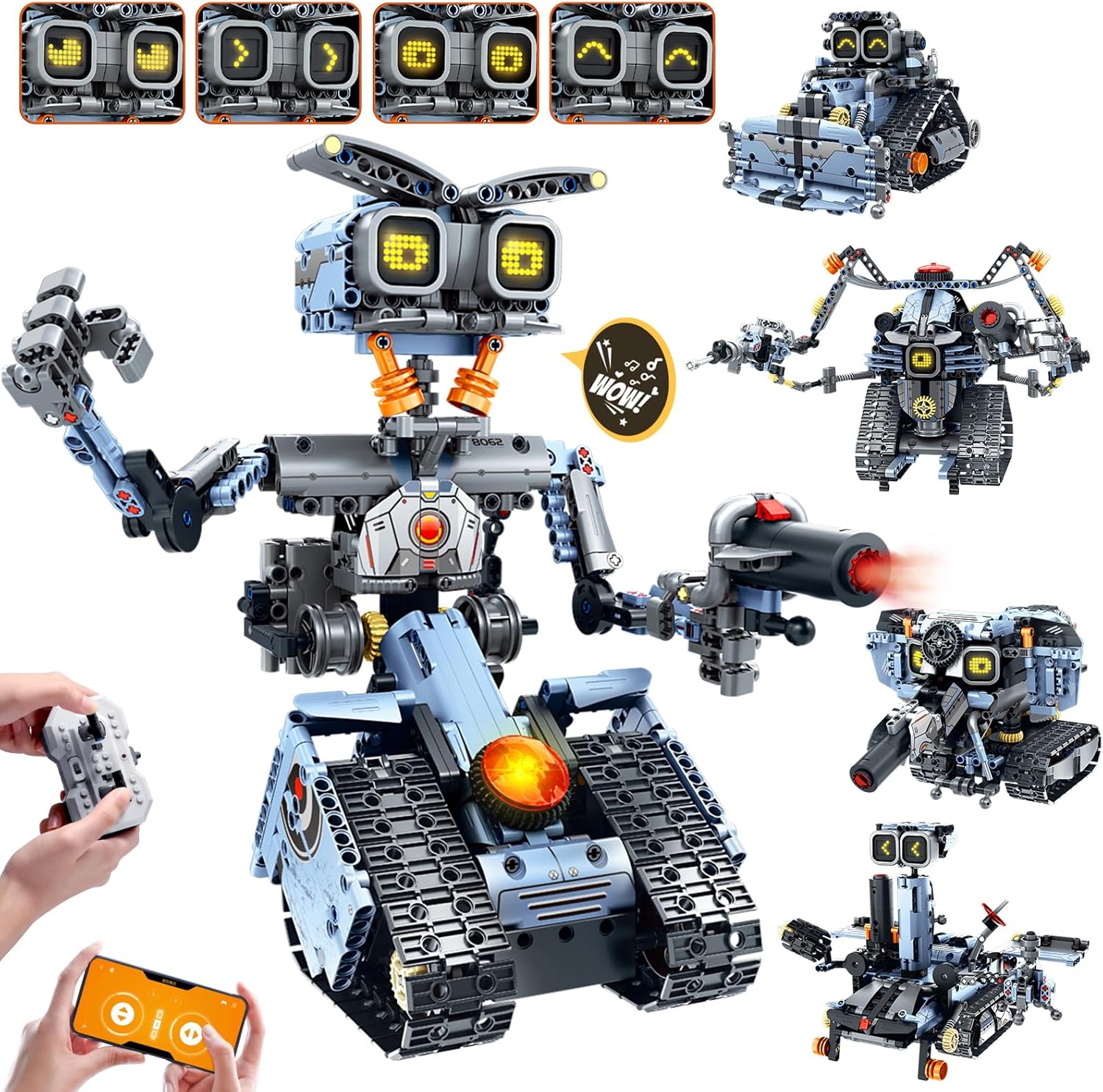 roboterbausatz 5-in1 einstellbarer roboter — фото 6