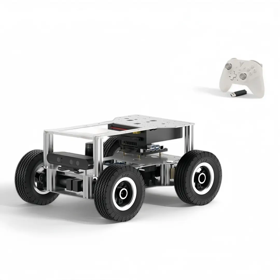 Researchbot：Embodied AI ROS2 Mobile Robot Platform with LLM, LiDAR SLAM, Semantic Navigation（4WD-Premium Oscillating Axle Suspension-Orin Nano Super -8GB-PRO) — фото 3