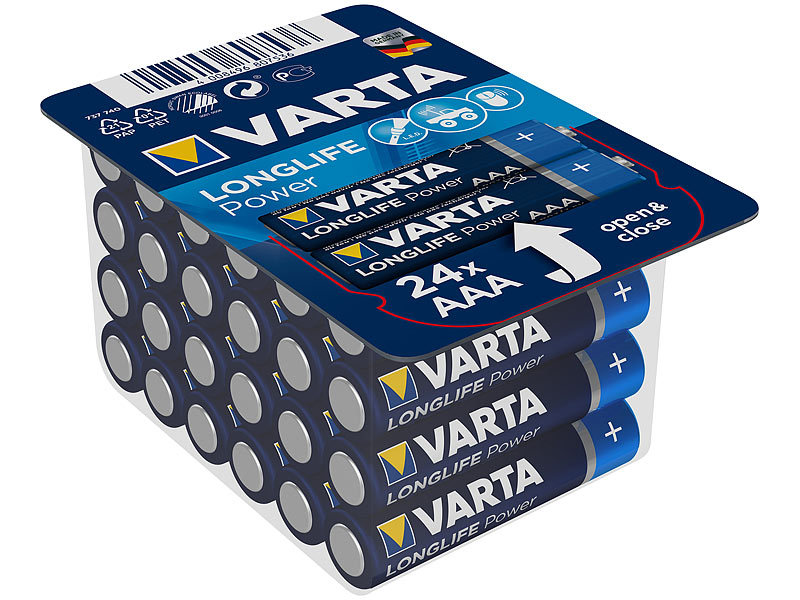 longlife power alkaline batterie aaa micro 24er-pack — фото 6