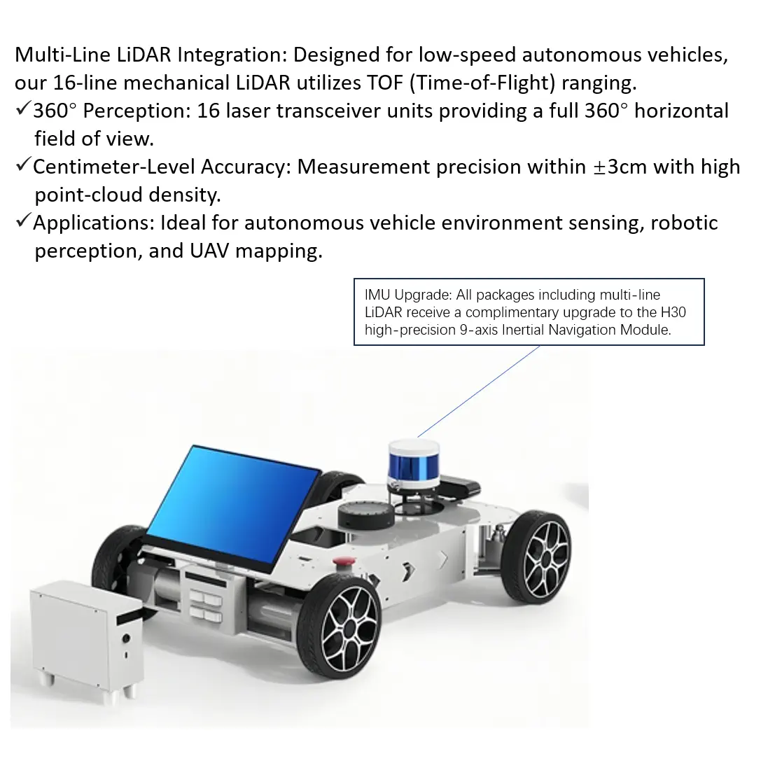 Researchbot：Embodied AI ROS2 Mobile Robot Platform with LLM, LiDAR SLAM, Semantic Navigation（ACM-Ultimate Oscillating Axle Suspension-Orin NX Super -16GB-Ultra) — фото 5