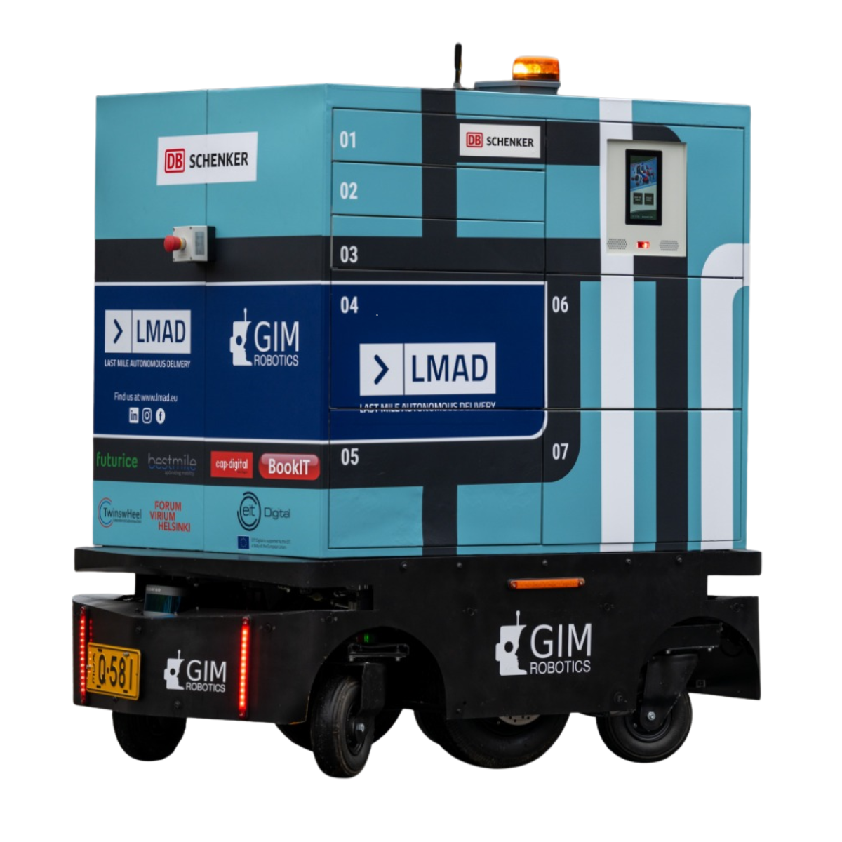 Робот Unknown LMAD Delivery Robot of the last mile autonomous software platform...