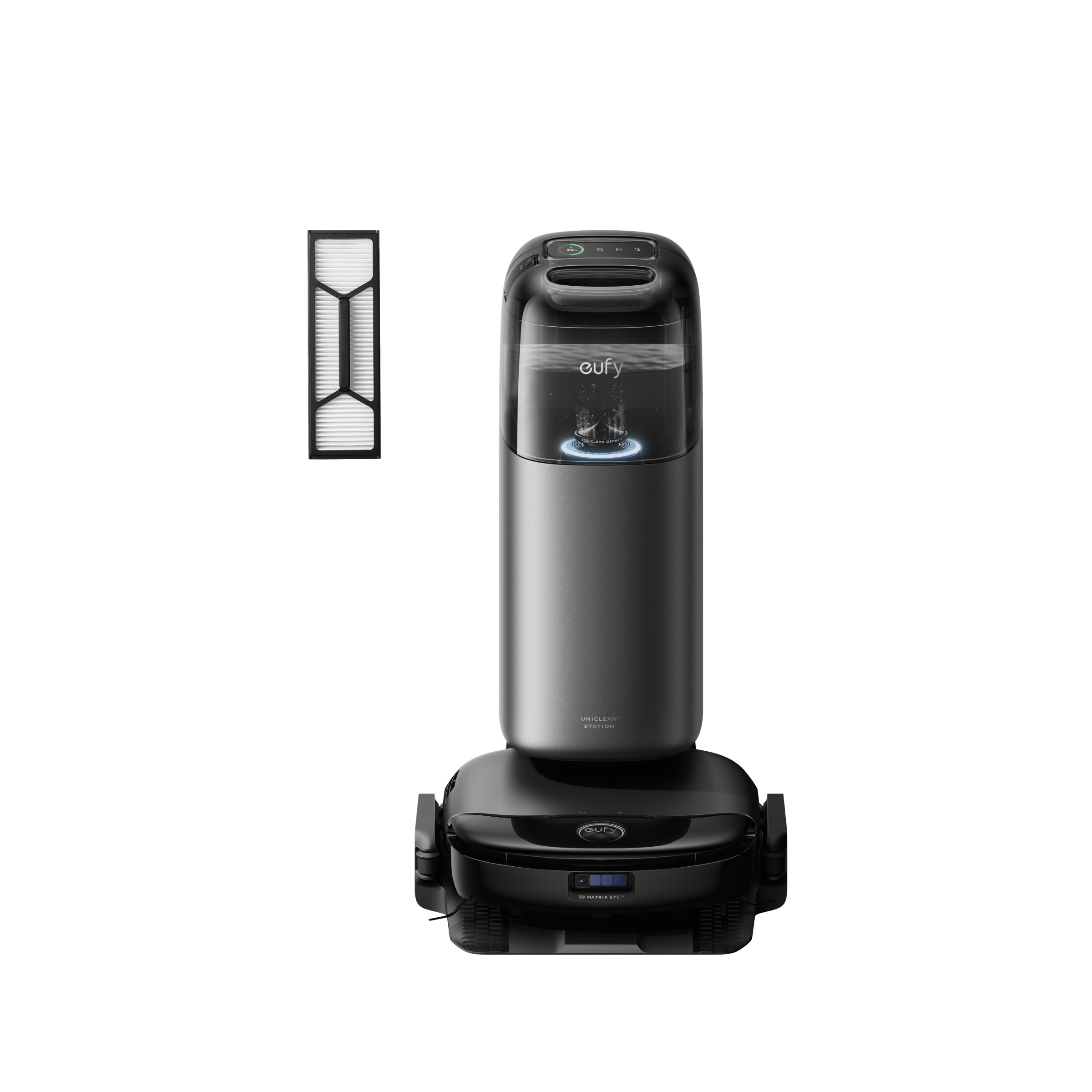 Робототехника Eufy S1 HydroJet Saugroboter mit Wischfunktion Black