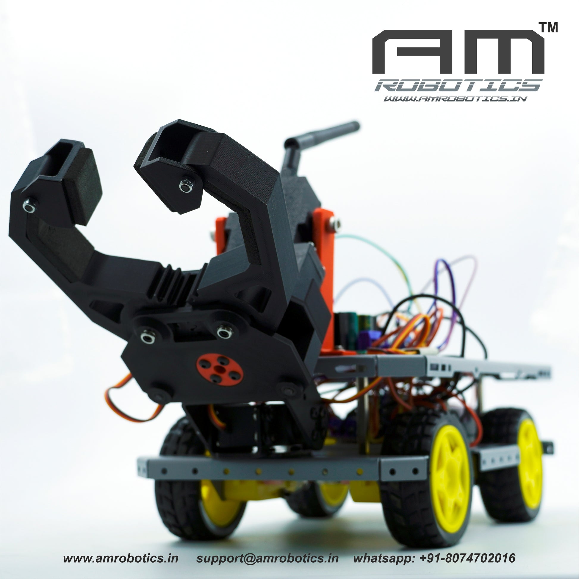 Робот AMRobotics AM ROBOTICS ESP32-CAM Based Pick and Place (surveillance robot kit)