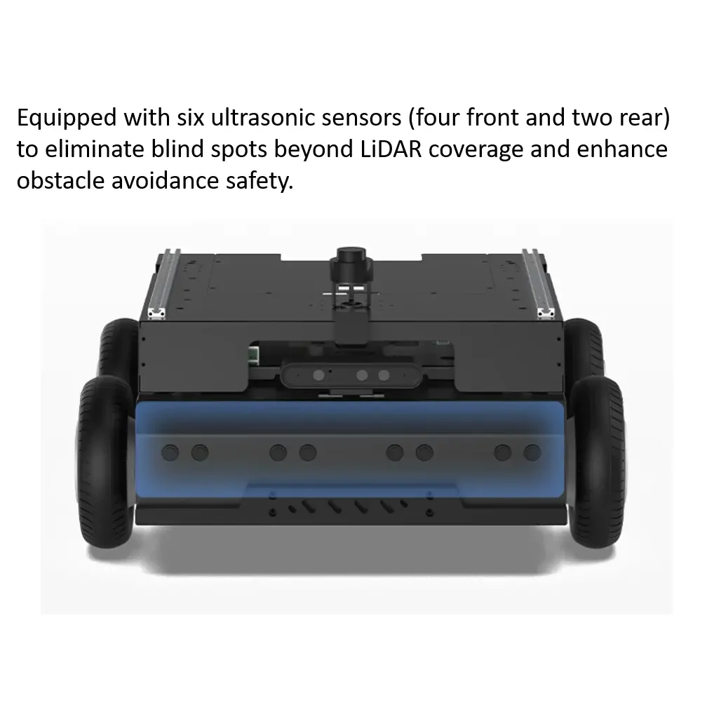 ROS2 Autonomous Mobile Robot Platform with 4WD Hub Motors, mmWave Radar-Orin Nano Super - (PRO) — фото 5