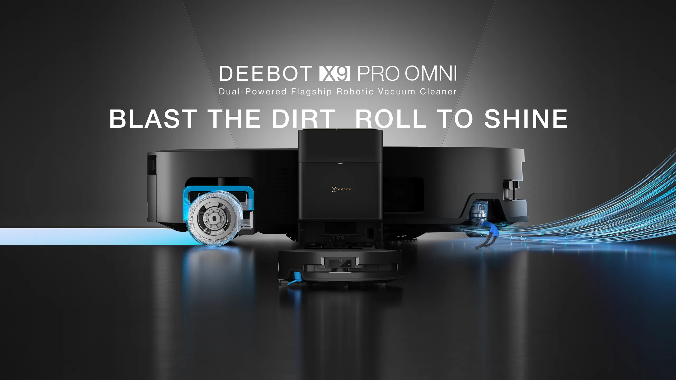 Робот ECOVACS saugroboter deebot x9 pro omni schwarz