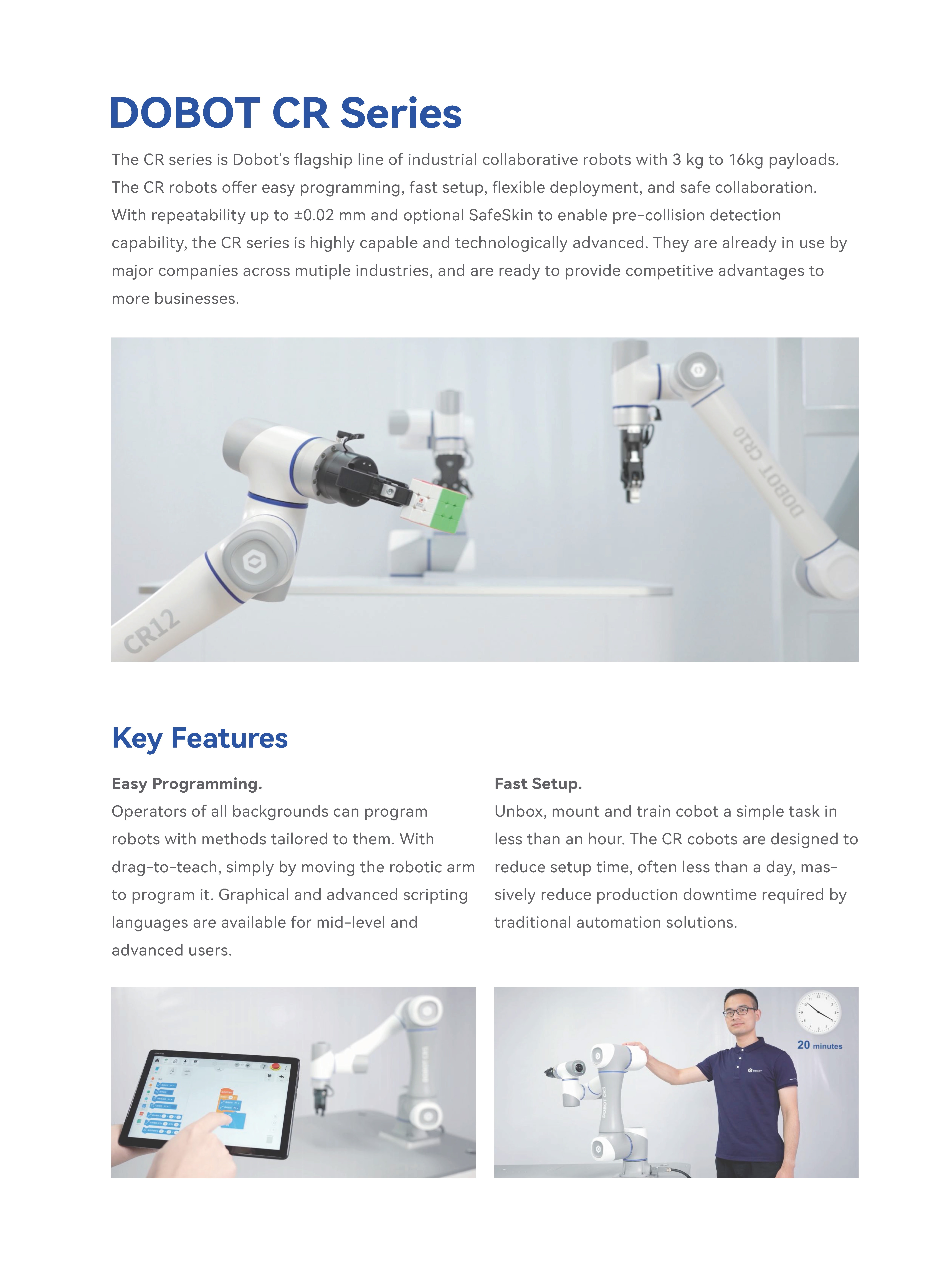 DOBOT CR12A 6-Axis Collaborative Robot Arm (12kg / 1200mm) — фото 6