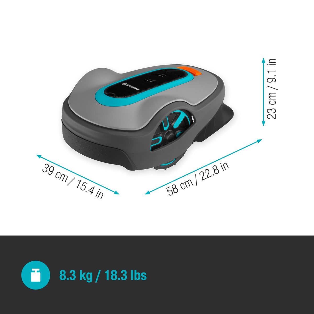 Робот Gardena Smart SILENO Life 1000
