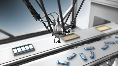 Робот Festo Parallel kinematic system – Delta robot (EXPT)