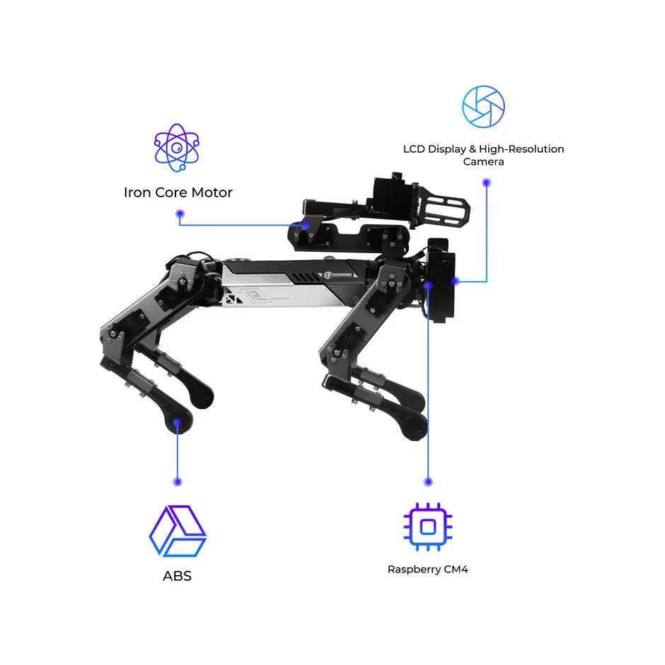 ELECFREAKS CM4 XGO-Lite Robot Dog Kit V2 for Raspberry Pi — фото 3