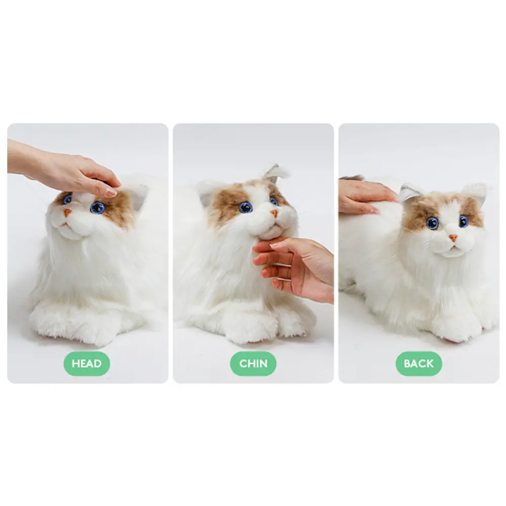 Metacat Smart Robot Cat Interactive Companion Pet Robotic Pet(Bicolor B&W ) — фото 4