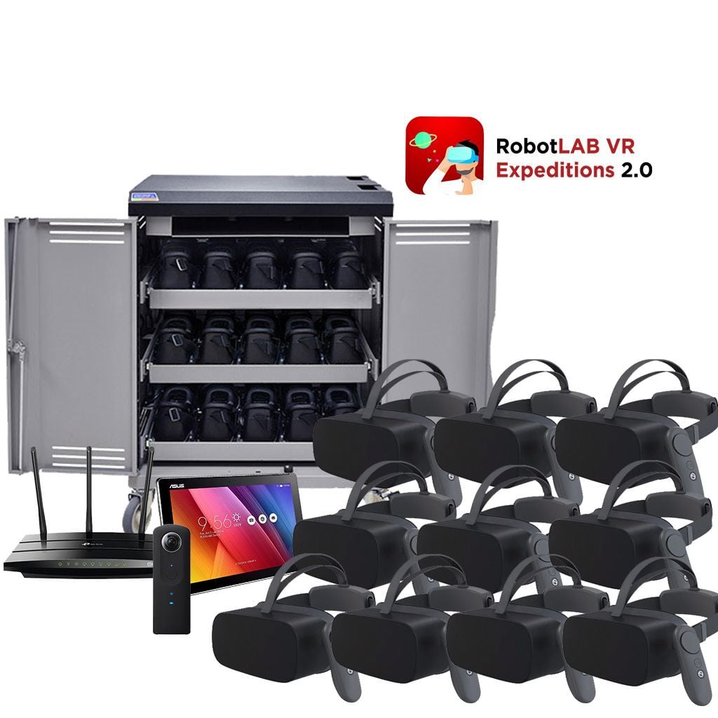 Virtual Reality Kit for classroom with Charging Cart Advanced Pack — фото 2