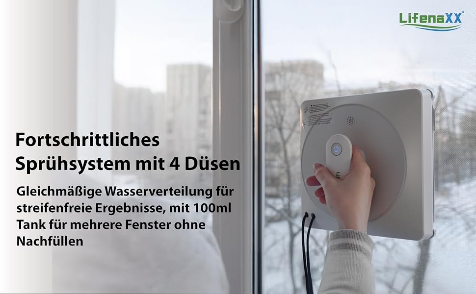 lifenaxx fensterreinigungsroboter lx-047 72 w — фото 4