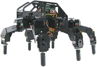 Lynxmotion Phoenix 3DOF Hexapod - Black (No Servos / Electronics) — фото 5