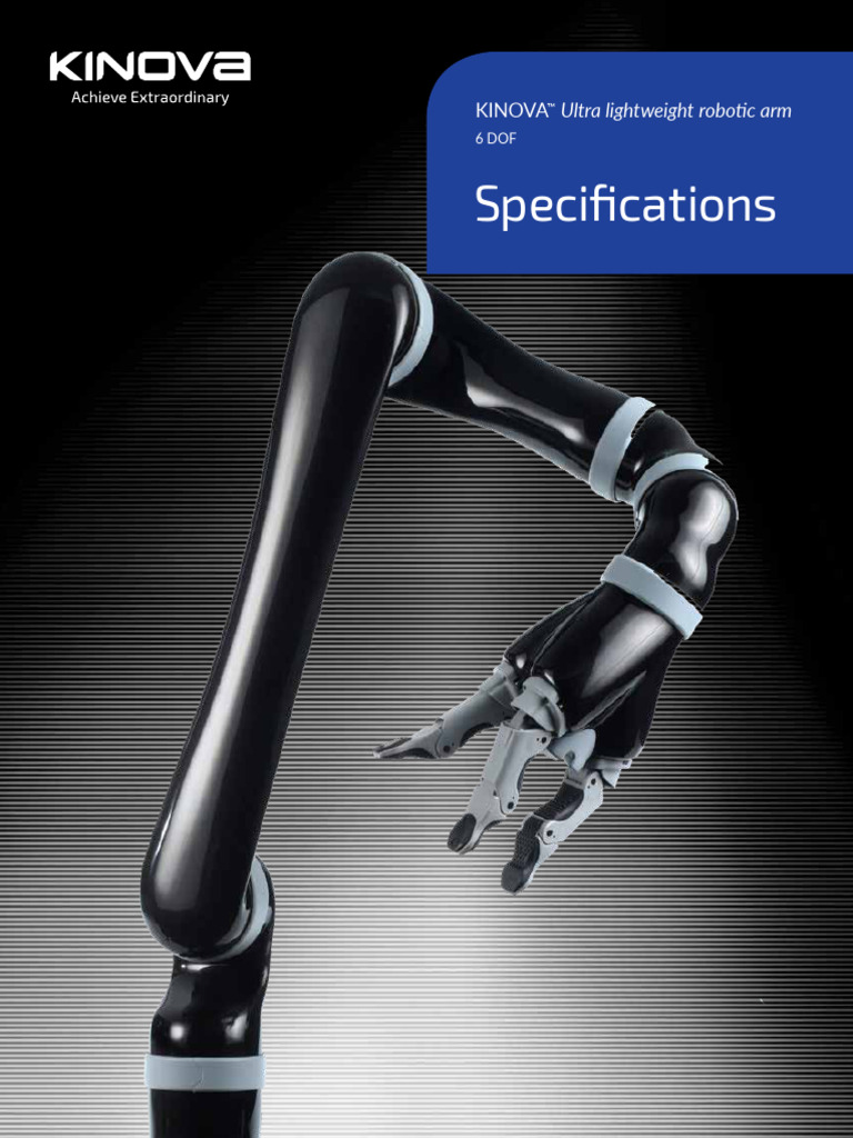 kinova gen2 ultra lightweight roboterarm 6dof — фото 4