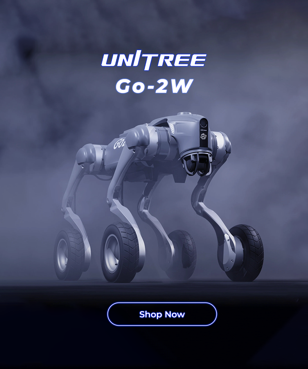 Unitree Go2-W Wheeled Robotic Dog w/ Smart Package (EU) — фото 4