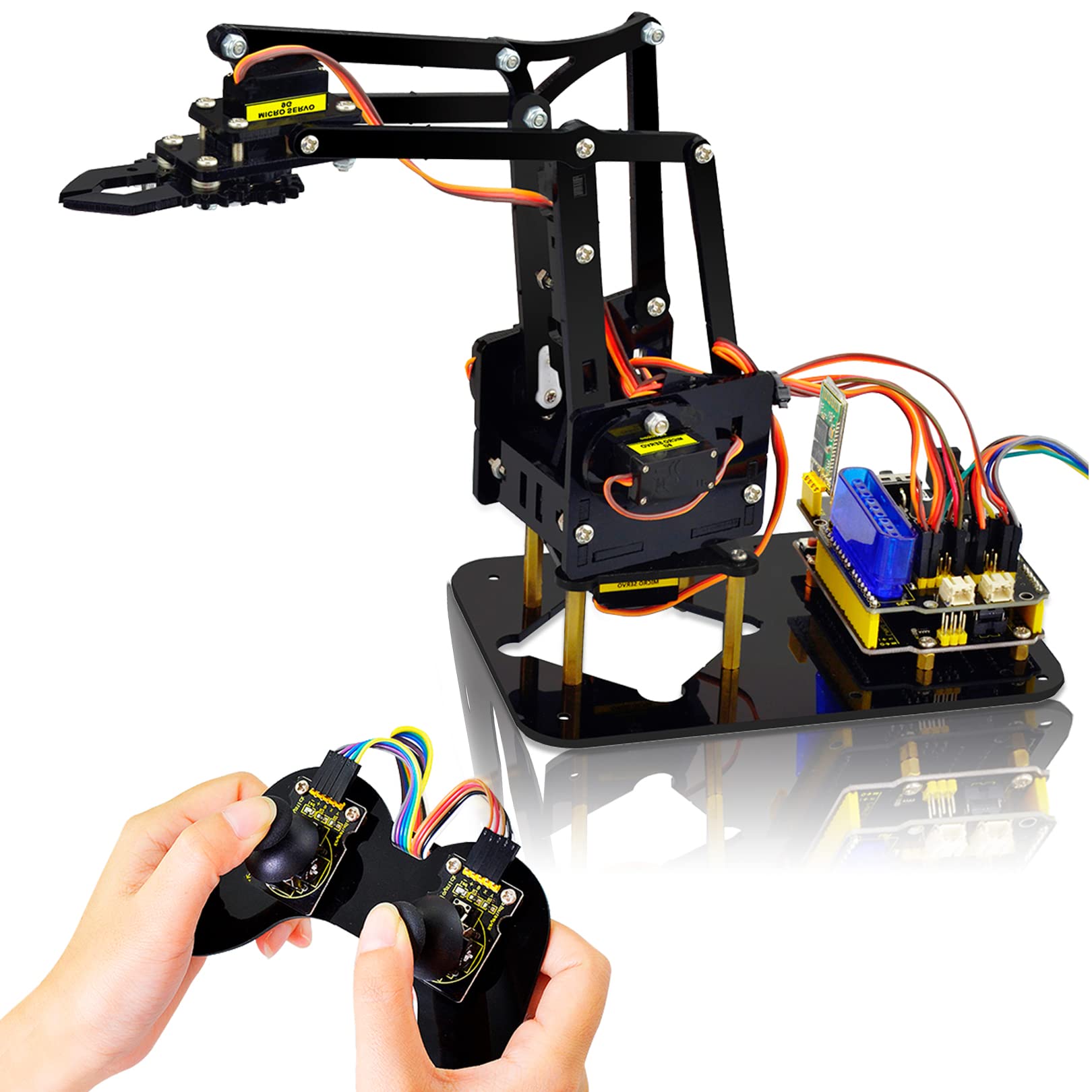 joystick-gesteuertes 4dof kletterarm-kit metall — фото 4