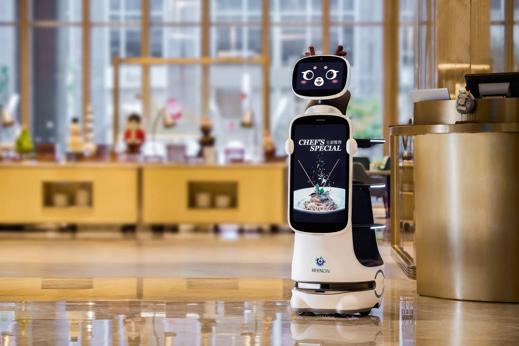 Keenon KEENON Robotics DINERBOT T10 — Сервисные роботы — фото 2