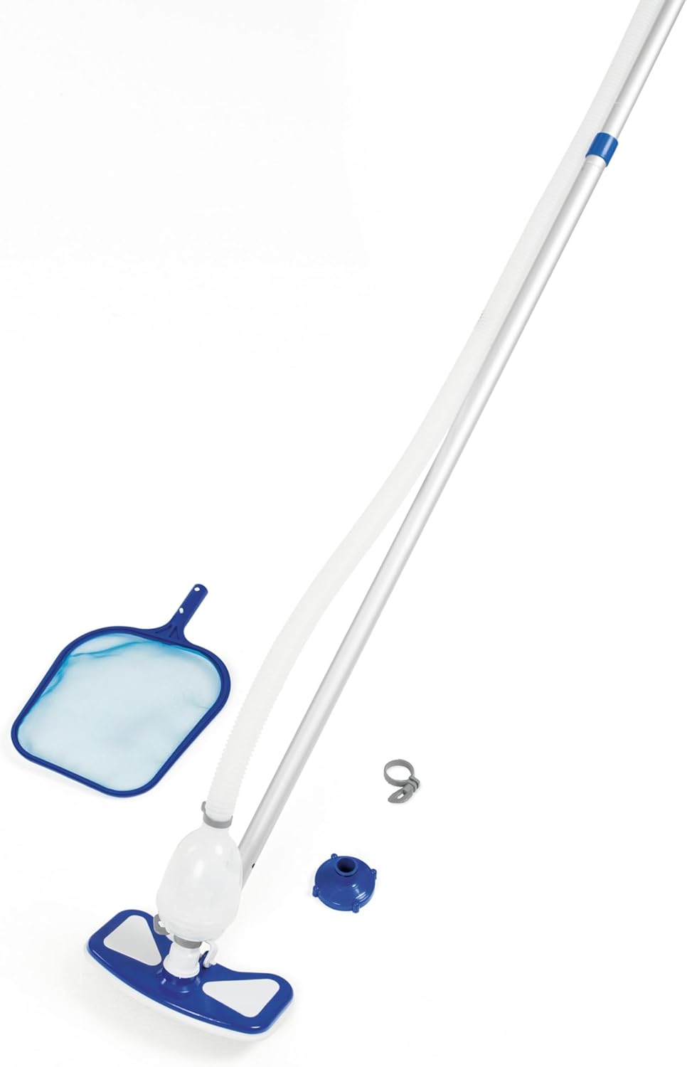 Flowclear Poolpflege Basis Set Aquaclean Mit Pumpenbetriebenem Poolsauger Kescher Bestway — фото 5